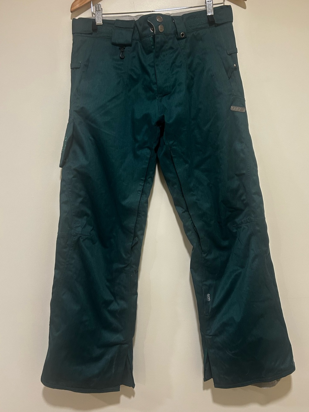 686 Womens Cargo Green Snow Pants Size Medium